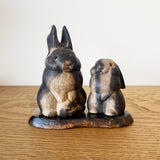 【黒柿】2023はんなり兎(大)【卯年】