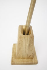 【楢】靴べら(紐無し)・スタンドセットLサイズ【オイル仕上げ】