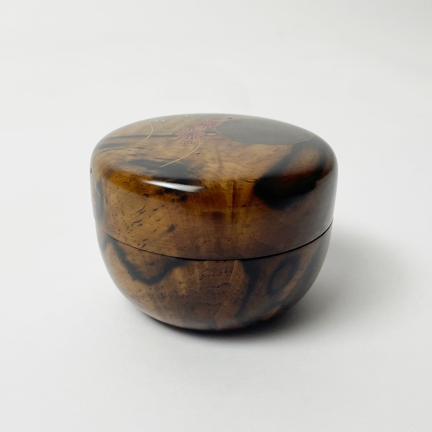 黒柿】蒔絵 小平棗 （現品限り） – おかや木芸