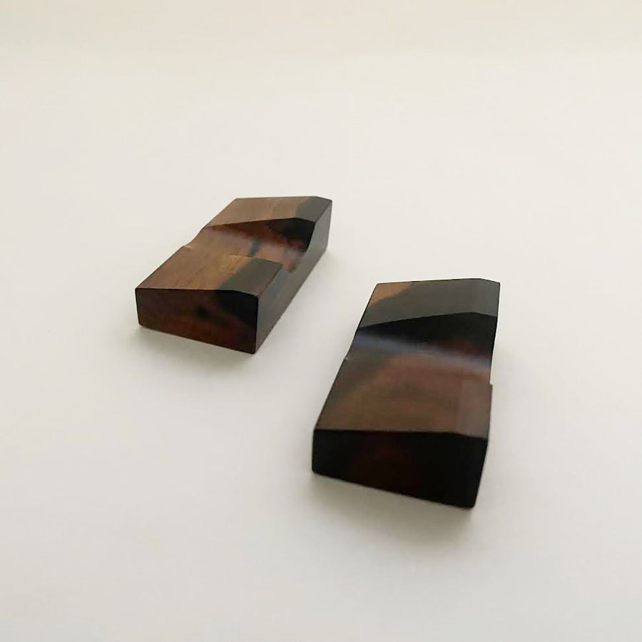 黒柿】箸置き シンプル – おかや木芸